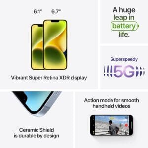 Apple iPhone 14 Plus , (128GB - 256GB - 512GB)- ( Blue ) - Single Sim - Image 2