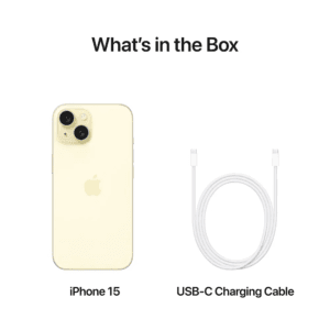 Apple iPhone 15 - Yellow - ( 128GB - 256GB - 512GB ) - Single Sim - Image 7