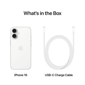 Apple iPhone 16 Smartphone, (128GB - 256GB - 512GB ) White - Image 7
