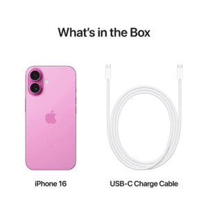Apple iPhone 16 Smartphone,( 128GB -256 GB - 512GB ) Pink - Image 7