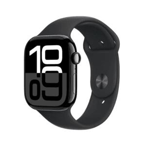 Apple Watch Series 10 GPS 46mm Jet Black Aluminum Case with Black Sport Band - Image 6