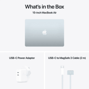 Apple 2025 MacBook Air (15-inch, Apple M4 chip with 10-core CPU and 10-core GPU, 24GB Unified Memory, 512GB) - Sky Blue-English.(MC7D4) - Image 8