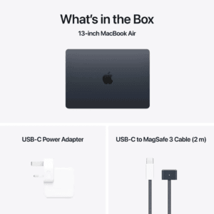 Apple 2025 MacBook Air (13-inch, Apple M4 chip with 10-core CPU and 10-core GPU, 24GB Unified Memory, 512GB) - Midnight-English.(MC6C4) - Image 4