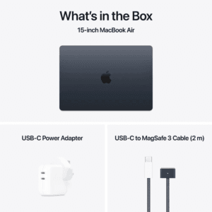Apple 2025 MacBook Air (15-inch, Apple M4 chip with 10-core CPU and 10-core GPU, 24GB Unified Memory, 512GB) - Midnight-English.(MC6L4) - Image 4