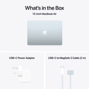 Apple 2025 MacBook Air (13-inch, Apple M4 chip with 10-core CPU and 10-core GPU, 16GB Unified Memory, 512GB) - Sky Blue - English.(MC6U4) - Image 8